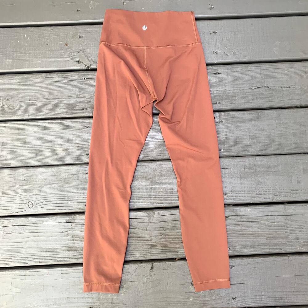 Lululemon Wunder Under High-Rise Tight Leggings 25" Ancient Copper Size 4 - Picture 4 of 6